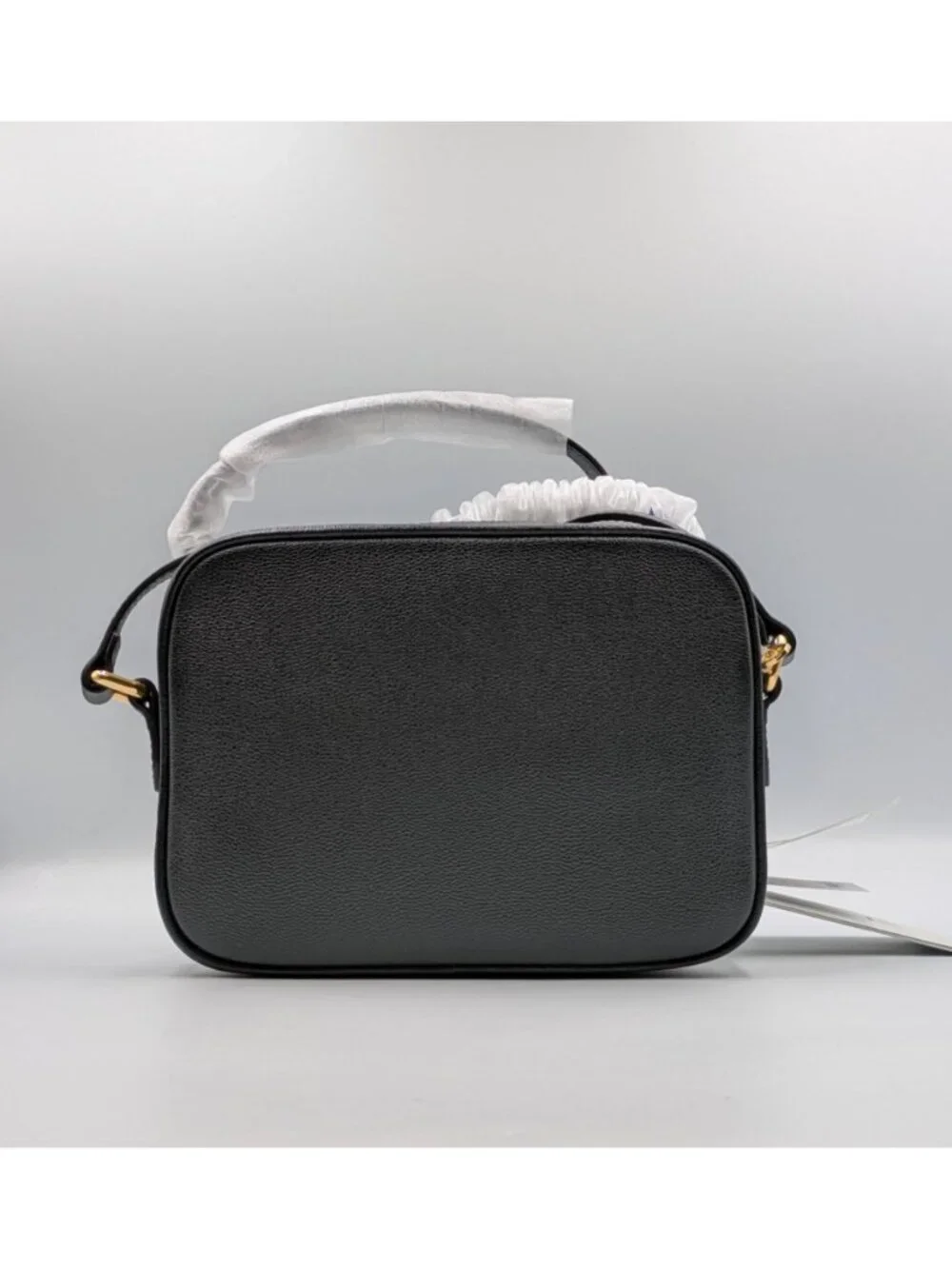 Burberry Vintage Check Small Camera Crossbody Bag Black 8120830